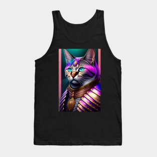 British Shorthair Soldier Tank Top